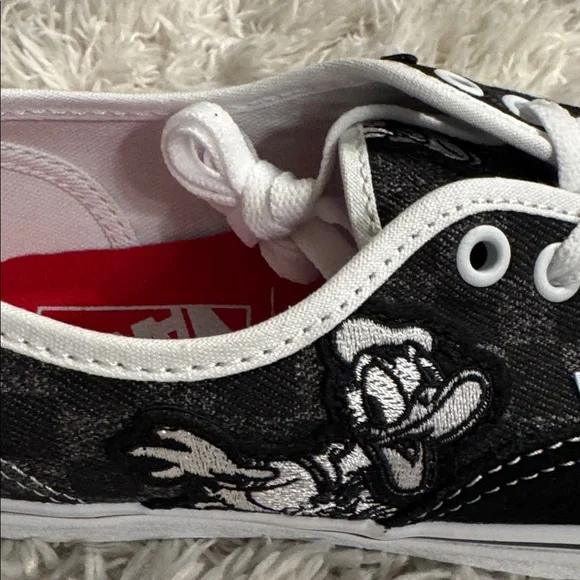 Vans Black and White 100th Anniversary Disney Sneakers - Picture 7 of 15